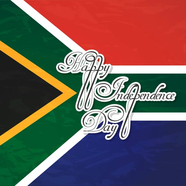 Fête de l'indépendance de l'Afrique du Sud, 27 avril — Image vectorielle