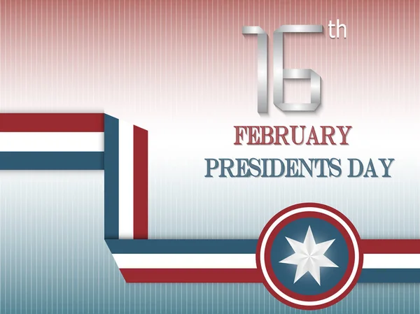 Résumé du Président Day, le 19 février — Image vectorielle