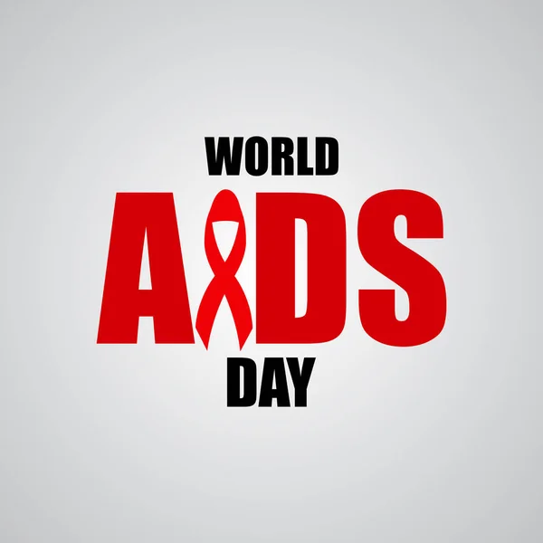 Día Mundial del SIDA Resumen — Vector de stock