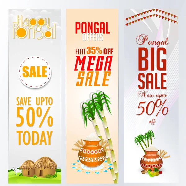 Pongal Sales Résumé — Image vectorielle