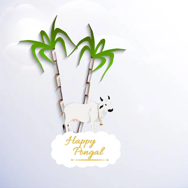 Happy Pongal Résumé — Image vectorielle