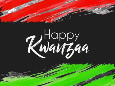 güzel ve yaratıcı bir tasarım çizim ile mutlu Kwanzaa için hoş ve güzel soyut.