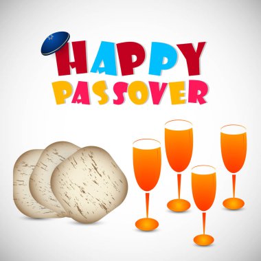 arka plan resimde güzel ve yaratıcı bir tasarım ile mutlu Fısıh Bayramı için hoş ve güzel soyut.