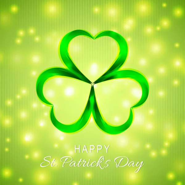 Belle Belle Abstraction Pour Happy Saint Patrick Day Avec Illustration — Image vectorielle