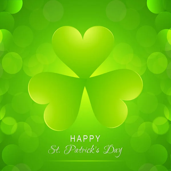 Bonito Hermoso Resumen Para Feliz Día San Patricio Con Ilustración — Vector de stock