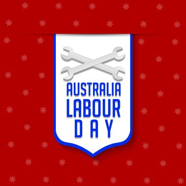 hoş ve güzel soyut, başlık sayfası veya poster için bir arka plan resimde güzel ve yaratıcı bir tasarım ile İşçi Bayramı.