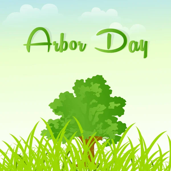 Creative Arbor Day Illustration with creative design.