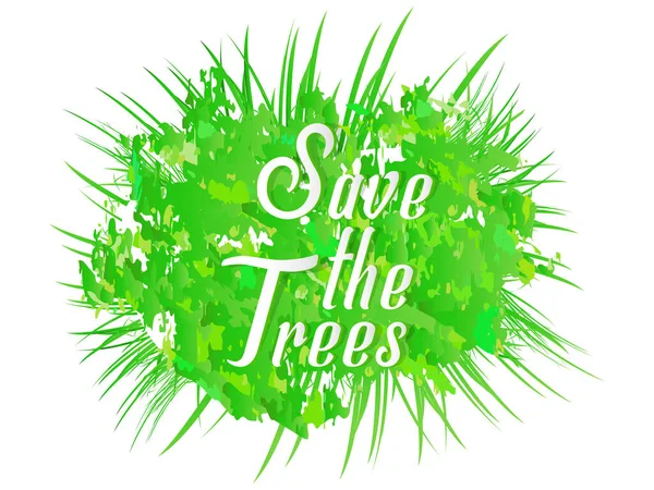 Creative Arbor Day Illustration Med Kreativ Design — Stock vektor