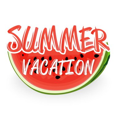 Yaz tatilleri için güzel ve güzel bir özet. Arkaplanda yaratıcı tasarım çizimi var. Yaz Tatili için Selamlar.. 