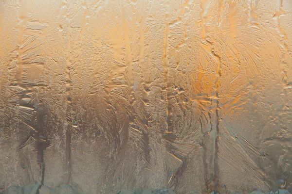 Красивое замерзшее окно на заднем плане — стоковое фото
