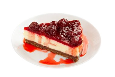 çilek ile lezzetli peynirli kek 