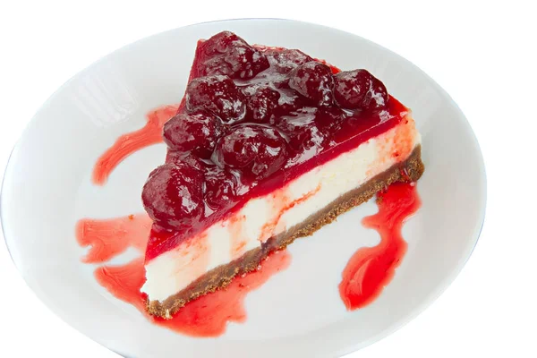 çilek ile lezzetli peynirli kek 