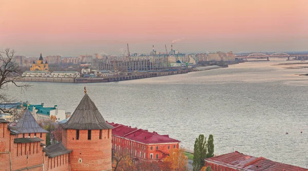 Landschap van Nizjni Novgorod — Stockfoto