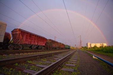 Rus Demiryolları tren, endüstriyel yatay