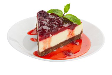 çilek ile lezzetli peynirli kek 