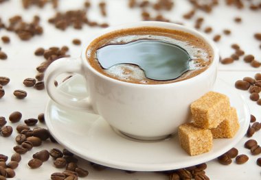 kahve kahve Kupası doğal tahıl ile