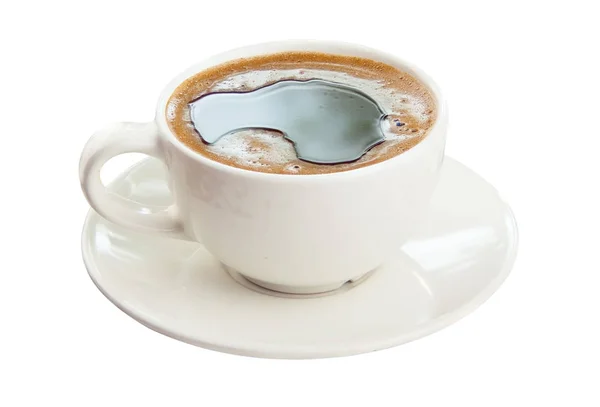 천연 곡물 커피 컵에 커피 — 스톡 사진