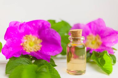 Güzel Cam masaya çiçek özü