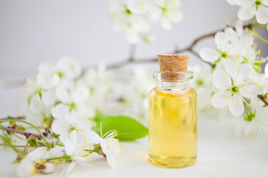 Güzel Cam masaya çiçek özü