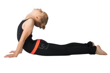 güzel kadının yoguna beyaz arka plan yapması