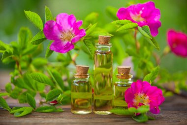 Güzel Cam masaya çiçek özü