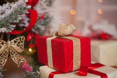  Yeni yıl renk arka plan ışık fenerler