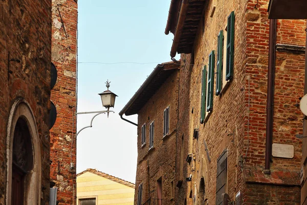 Beautiful Italian Street Small Old Provincial Town — Stock Photo, Image