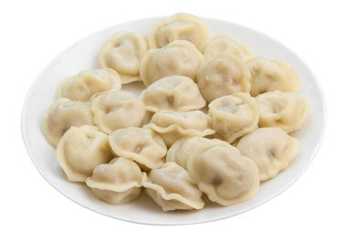 Tabakta taze, iştah açıcı hamur tatlısı.