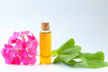 Güzel bir cam kavanozda, masanın üzerindeki çiçeklerin özü.