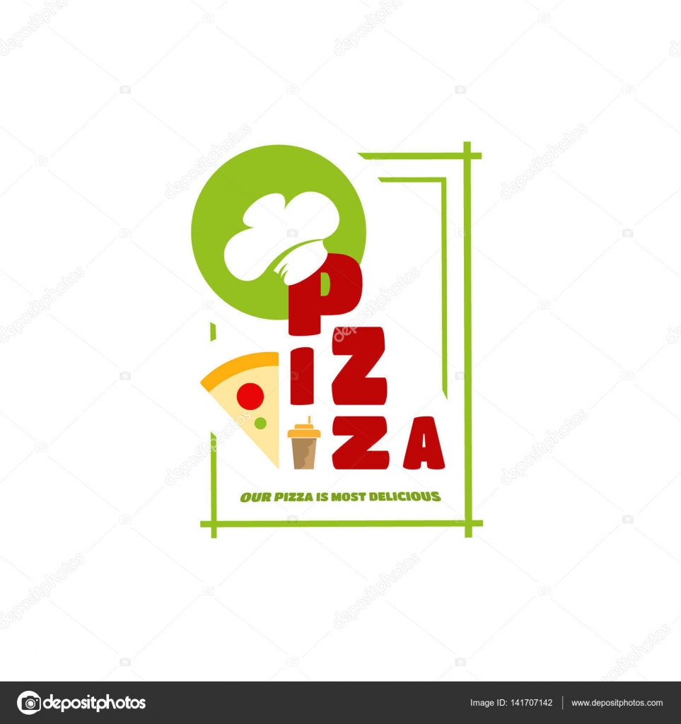 Logo Menu Pizza For Your Individual Style Cafe Vector Image By C 22maximka Gmail Com Vector Stock