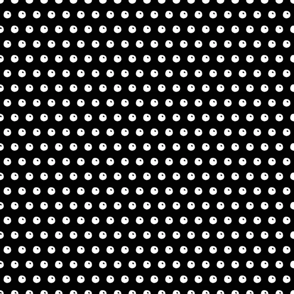 Vintage Polka Dot Seamless Pattern — Stock Vector