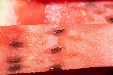 Karpuz soyut makro dokusu. taze meyve arkaplanı