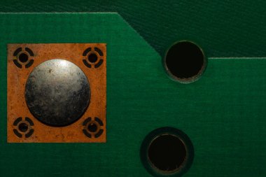 Elektronik devre kartı soyut arkaplan. Bilgisayar ana kartı kapat. Modern teknolojiler. Bağlantıları ve izleri olan mikro elementler. Akıllı teknoloji.