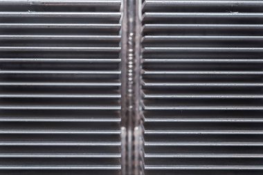 Bilgisayar radyatörü soyut makro arkaplan. İşlemci soğutma sistemi. anakart detayı