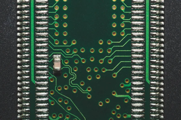 Elektronische Leiterplatte Abstrakter Hintergrund Computermotherboard Aus Nächster Nähe Moderne Technologien — Stockfoto