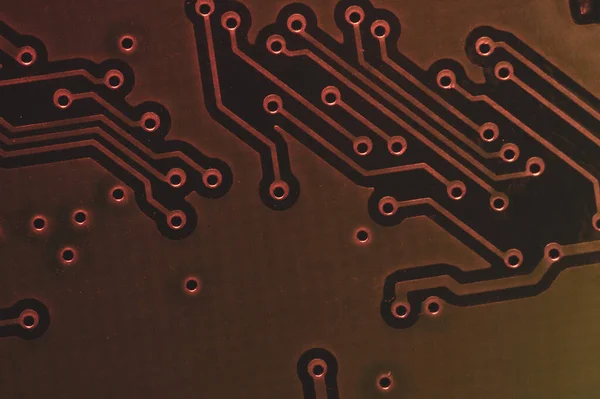 Elektronische Leiterplatte Abstrakter Hintergrund Computermotherboard Aus Nächster Nähe Moderne Technologien — Stockfoto