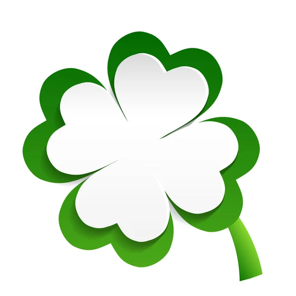 Illustration des irischen Shamrock — Stockvektor