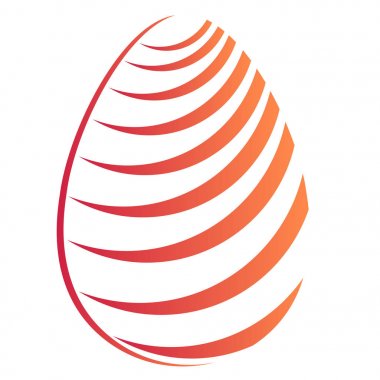 Beyaz arka plan üzerinde izole yumurta. Yeşil arka plana sahip bir şekilde dekore edilmiş bir Paskalya yumurtası resmi.