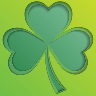 İrlanda yoncası Aziz Patrick Günü için arka plan bırakır. Eps 10.