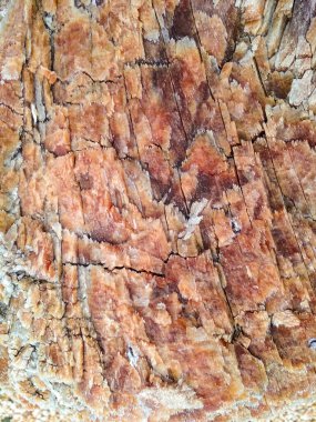 Parlak kahverengi taş arka plan. Taş dokusu ve arkaplan