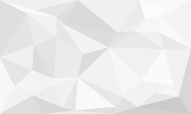 Gri arka plan, düşük Poli üçgen şekiller r dokulu.