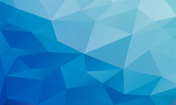 Abstrait fond bleu, formes triangulaires poly texturées bas en r — Image vectorielle