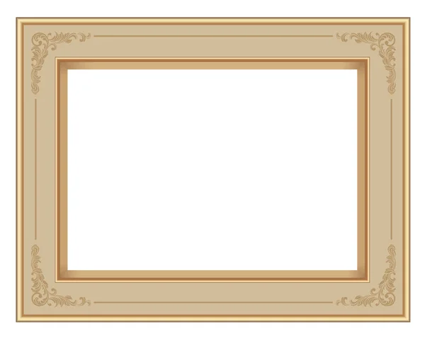 Picture Frame isolera på vit bakgrund, vektor, Eps10 illustra — Stock vektor