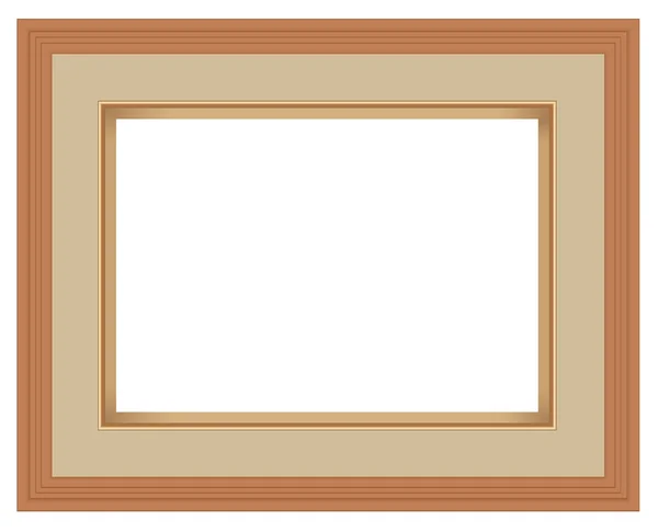 Picture Frame isolera på vit bakgrund, vektor, Eps10 illustra — Stock vektor