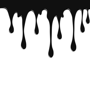 Paint Black colorful  dripping splatter , Color splash or Dropin clipart