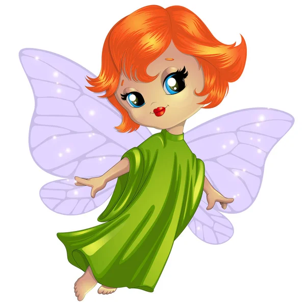 Cute little fairy — Stock Vector