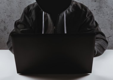 Hacker bilgisayar emin hırsızlık kavramı