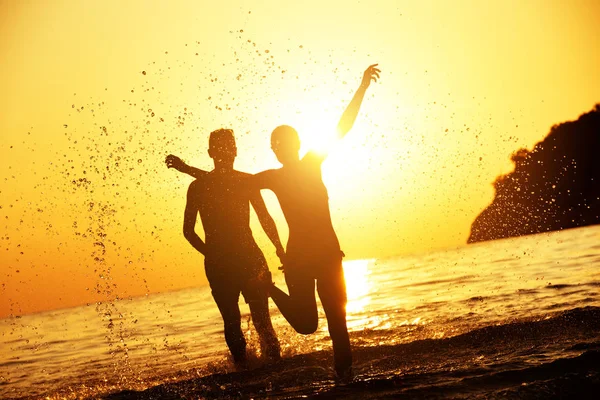 Seyahat kavramı susnet beach aşk — Stok fotoğraf