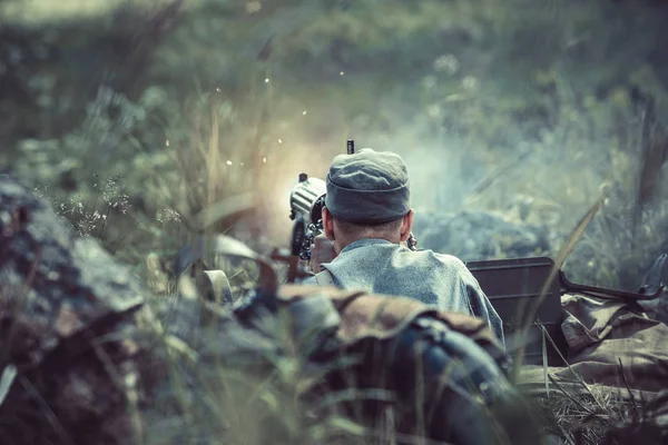 The Finnish soldier — Stock Photo, Image