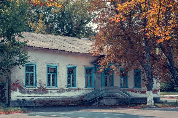 Casa a Chernobyl — Foto Stock